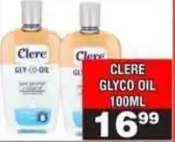 Advance Cash n Carry CLERE GLYCO OIL offer