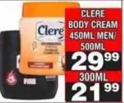 Advance Cash n Carry Cleare Body Cream offer