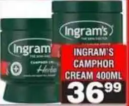 Advance Cash n Carry Ingram's Camphor Cream offer
