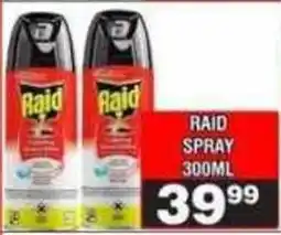 Advance Cash n Carry Raid Spray offer