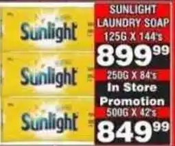 Advance Cash n Carry Sunlight Laundry Soap offer