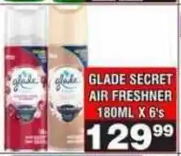 Advance Cash n Carry GLADE SECRET AIR FRESHNER offer