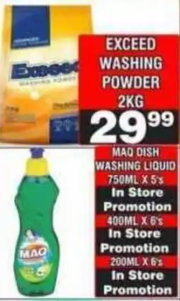 Advance Cash n Carry Exceed Washing Powder offer