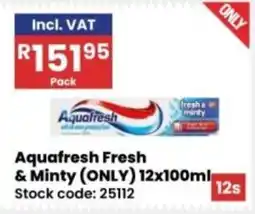 Africa Cash and Carry Aquafresh Fresh & Minty offer