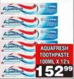 Advance Cash n Carry AQUAFRESH TOOTHPASTE offer
