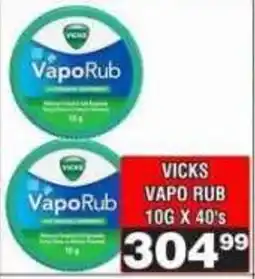 Advance Cash n Carry Vicks VapoRub offer