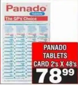 Advance Cash n Carry Panado Tablets offer