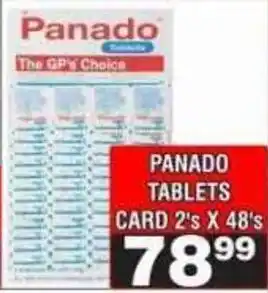 Advance Cash n Carry Panado Tablets offer