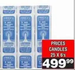 Advance Cash n Carry Prices Candles offer