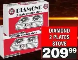 Advance Cash n Carry Diamond 2 plates stove offer