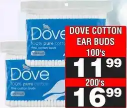 Advance Cash n Carry Dove Cotton Ear Buds offer