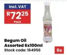 Africa Cash and Carry Begum Oil Assorted offer