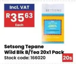 Africa Cash and Carry Setsong Tepane Wild Blk B/Tea offer