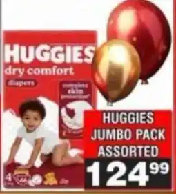 Advance Cash n Carry HUGGIES JUMBO PACK ASSORTED offer