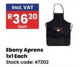 Africa Cash and Carry Ebony Aprons offer