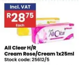 Africa Cash and Carry All Clear H/R Cream Rose/Cream offer