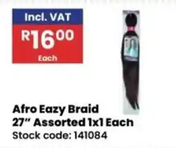 Africa Cash and Carry Afro Eazy Braid Assorted offer