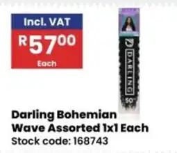 Africa Cash and Carry Darling Bohemian Wave Assorted offer