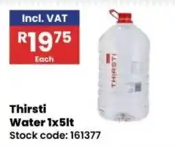 Africa Cash and Carry Thirsti Water offer