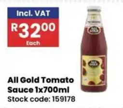 Africa Cash and Carry All Gold Tomato Sauce offer