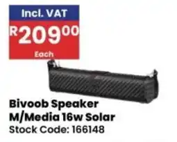 Africa Cash and Carry Bivoob Speaker M/Media 16w Solar offer