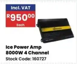 Africa Cash and Carry Ice Power Amp 8000W 4 Channel offer
