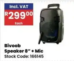Africa Cash and Carry Bivoob Speaker 8" + Mic offer