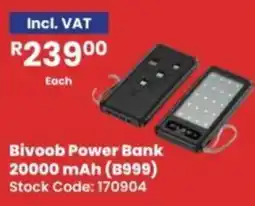 Africa Cash and Carry Bivoob Power Bank 20000 mAh (B999) offer