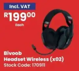 Africa Cash and Carry Bivoob Headset Wireless offer