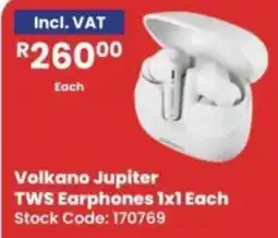 Africa Cash and Carry Volkano Jupiter TWS Earphones offer