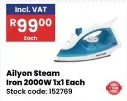 Africa Cash and Carry Ailyon Steam Iron offer