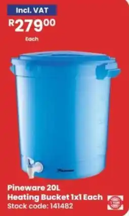 Africa Cash and Carry Pineware 20L Heating Bucket offer