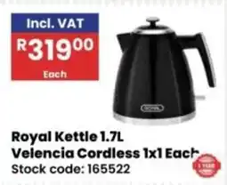 Africa Cash and Carry Royal Kettle 1.7L offer