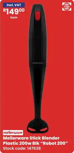 Africa Cash and Carry Mellerware Stick Blender offer