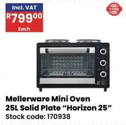 Africa Cash and Carry Mellerware Mini Oven offer