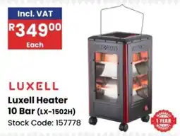 Africa Cash and Carry Luxell Heater 10 Bar (LX-1502H) offer