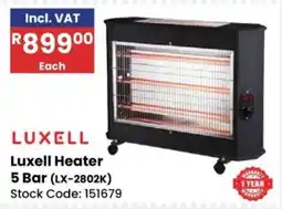 Africa Cash and Carry Luxell Heater 5 Bar offer