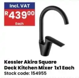 Africa Cash and Carry Kessler Akira Square Deck Kitchen Mixer offer