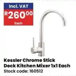 Africa Cash and Carry Kessler Chrome Stick Deck Kitchen Mixer offer