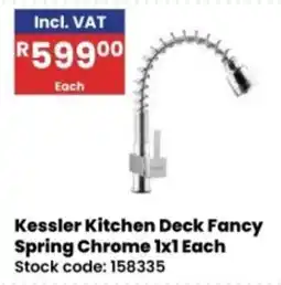 Africa Cash and Carry Kessler Kitchen Deck Fancy Spring Chrome offer