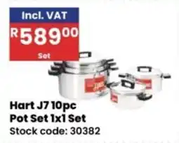 Africa Cash and Carry Hart J7 10pc Pot Set offer