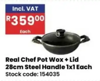 Africa Cash and Carry Real Chef Pot Wox + Lid offer