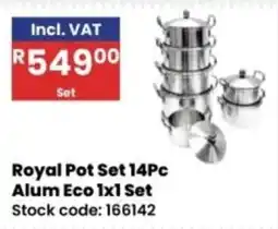 Africa Cash and Carry Royal Pot Set 14Pc offer