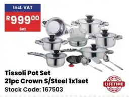 Africa Cash and Carry Tissoli Pot Set offer