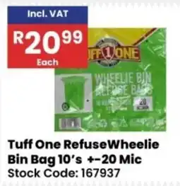 Africa Cash and Carry Tuff One RefuseWheelie Bin Bag offer
