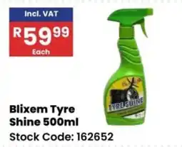 Africa Cash and Carry Blixem Tyre Shine offer