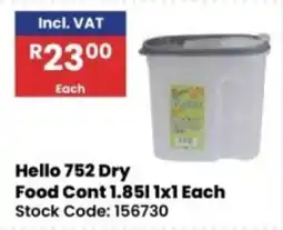 Africa Cash and Carry Hello 752 Dry Food Cont offer