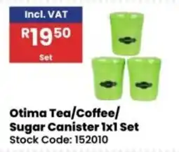 Africa Cash and Carry Otima Tea/Coffee/Sugar Canister offer