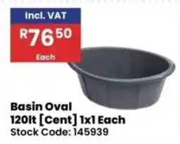 Africa Cash and Carry Basin Oval offer