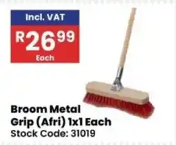 Africa Cash and Carry Broom Metal Grip (Afri) offer